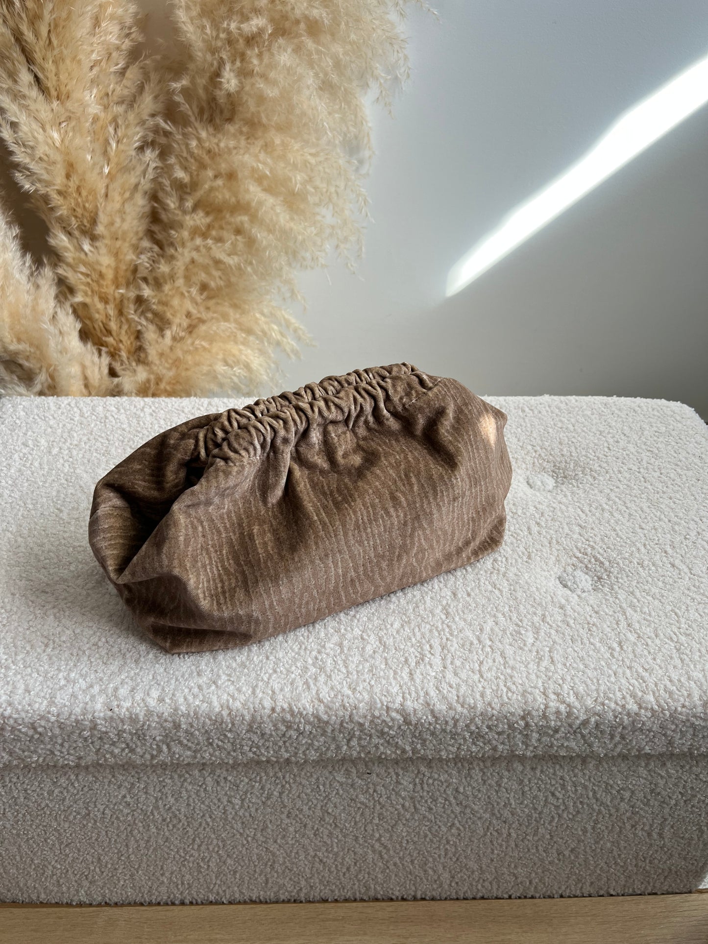 Velluto zebrato beige